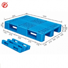 Plastic Rack Pallet With steel reinforce